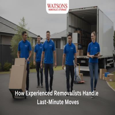 Last-Minute Moving Experts in Melbourne | Watsons Removals